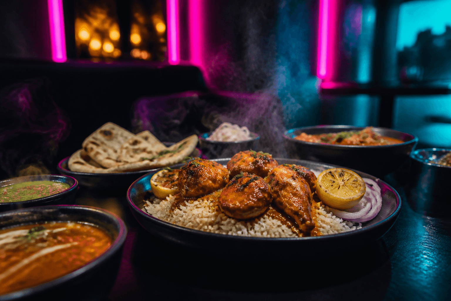 Food campaign photography for an Indian QSR brand